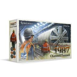 1987 Channel Tunnel: Construcción y estrategia - Juego de mesa.