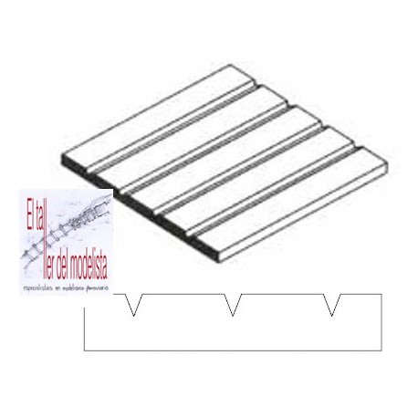 Freight car siding 0,5 mm. EVERGREEN 2020