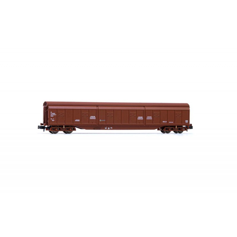 Sliding walls wagon Habis, RENFE. Sliding walls wagon Habis, RENFE.