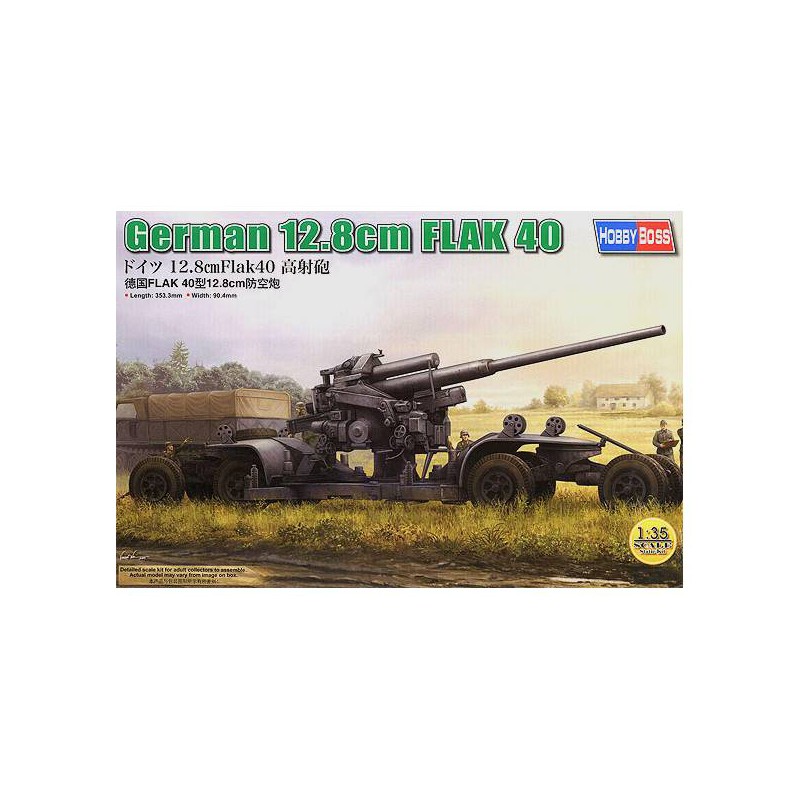 Cañón alemán 12.8 cm FLAK 40. Cañón alemán 12.8 cm FLAK 40.