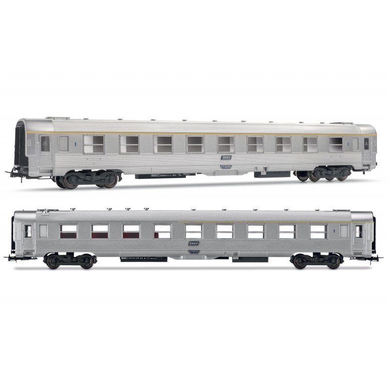 DEV inox B9j 1st class coach set, SNCF. DEV inox B9j 1st class coach set, SNCF.