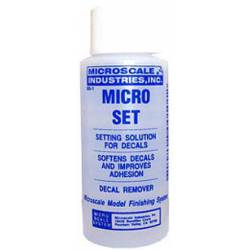 Solución para montar calcas MICROSET. MICROSCALE MI-1