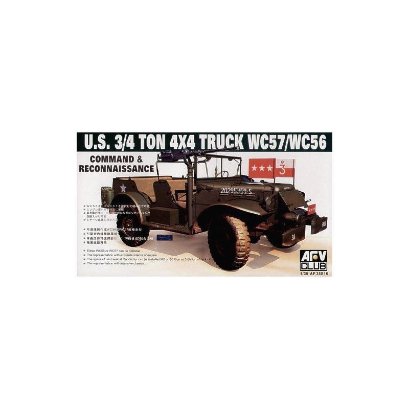 Dodge 4x4 de 3/4 TON. Tipo WC57/WC56.