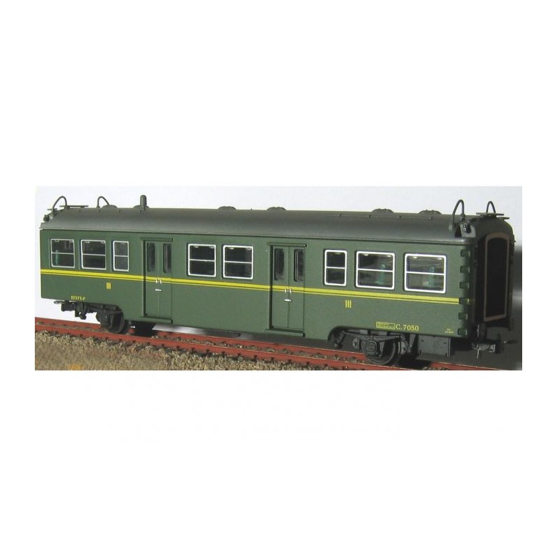 Third class coach series 7000 RENFE. KTRAIN 0602I Third class coach series 7000 RENFE. KTRAIN 0602I