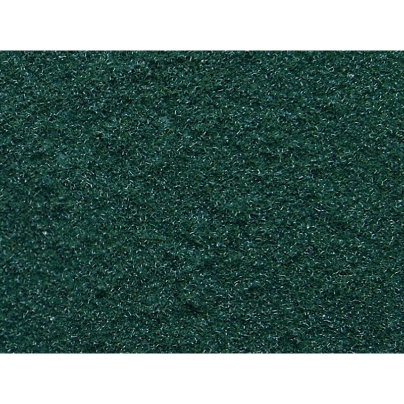 Flocado fino, verde medio.