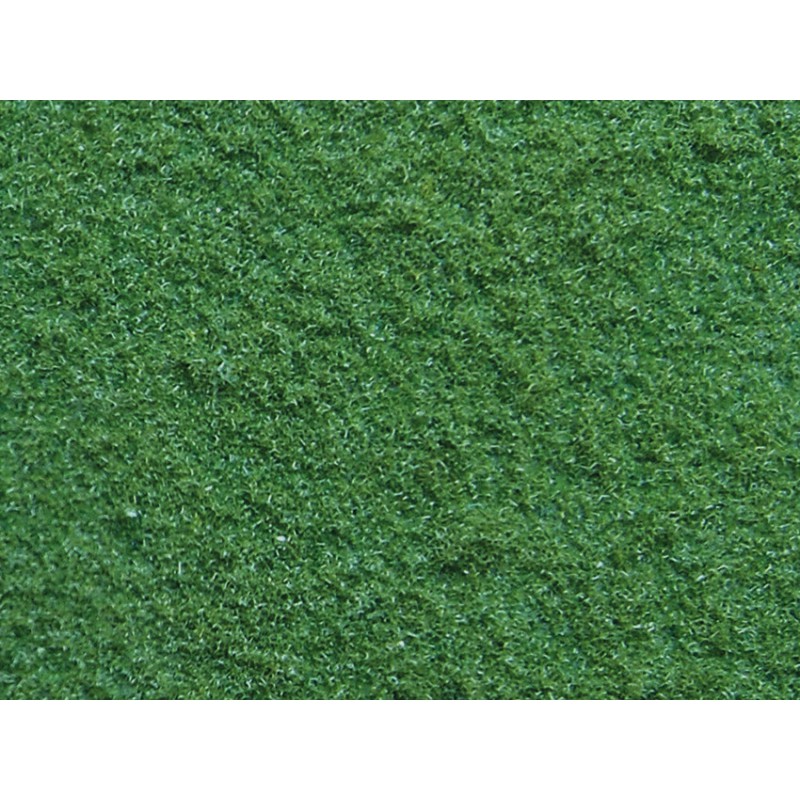 Flocado fino, verde oscuro. Flocado fino, verde oscuro.