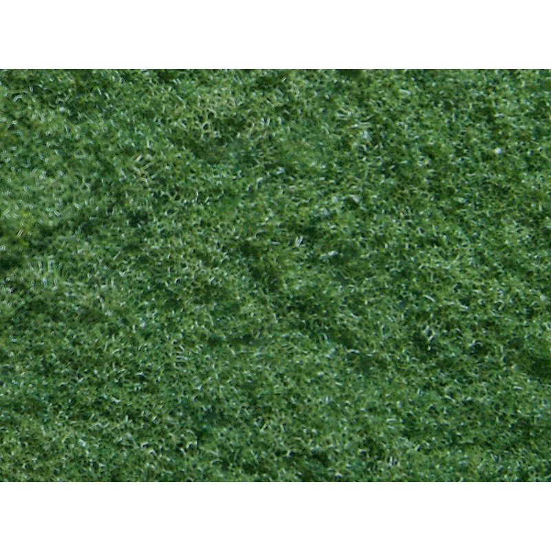 Flocado grueso, verde oscuro. Flocado grueso, verde oscuro.