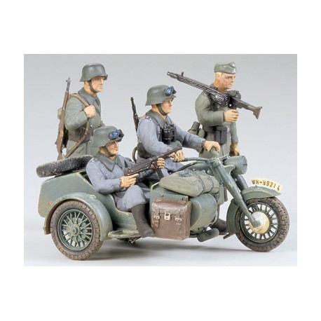 BMW R75 con sidecar. TAMIYA 35016