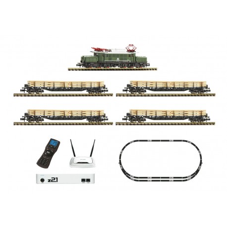 Set de iniciación digital con sonido z21: Tren de mercancías.