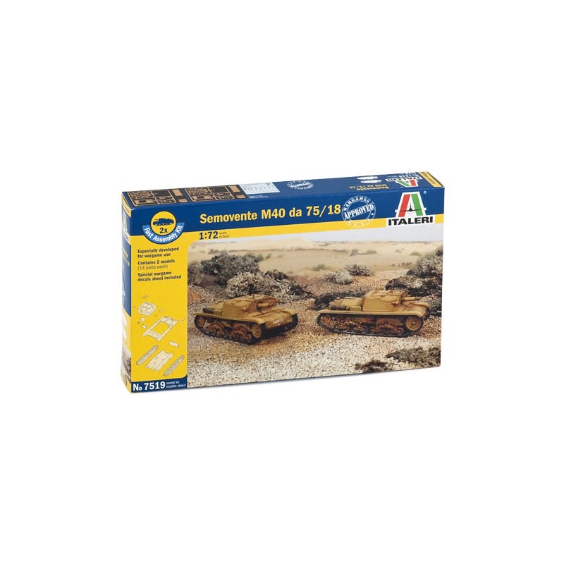 M40 da 75/18. ITALERI 7519