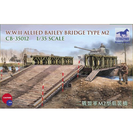 Allied Bailey bridge Type M2. WWII.