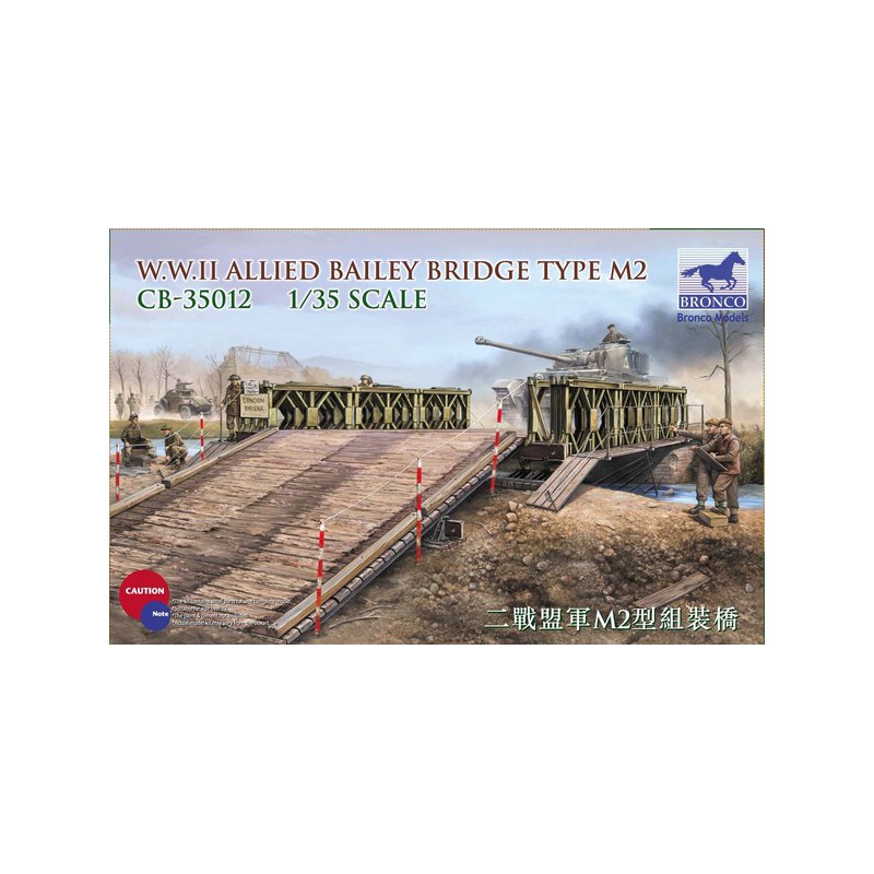 Puente aliado Bailey tipo M2. WWII.