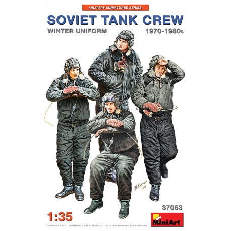 Soviet tank crew 70-80s. Winter uniform.