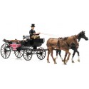 Landau carriage open. Landau carriage open.