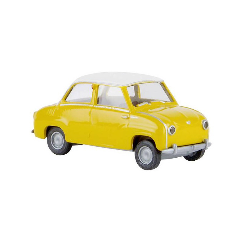 Glas Goggomobil Limousine, amarillo.