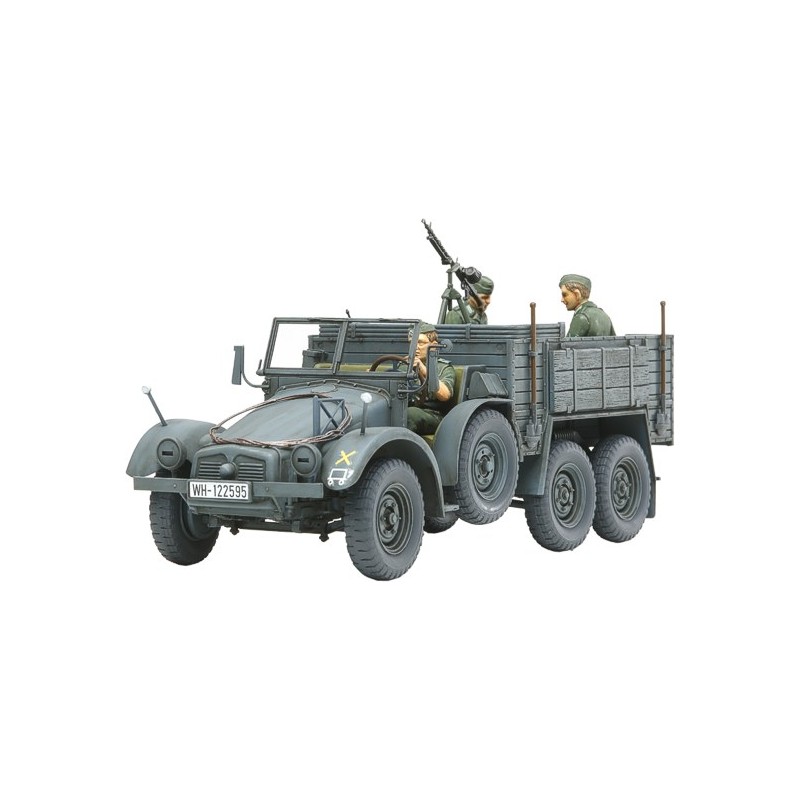 Camión militar Krupp y tres figuras. TAMIYA 35317