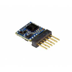 LokPilot micro V5.0 6-poliger Decoder. Multiprotokoll.