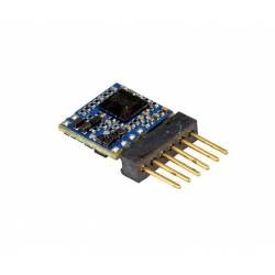 Decoder LokPilot micro V5.0 de 6 pins. Multiprotocolo.