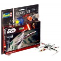 Star Wars: Caza X-Wing con pinturas.