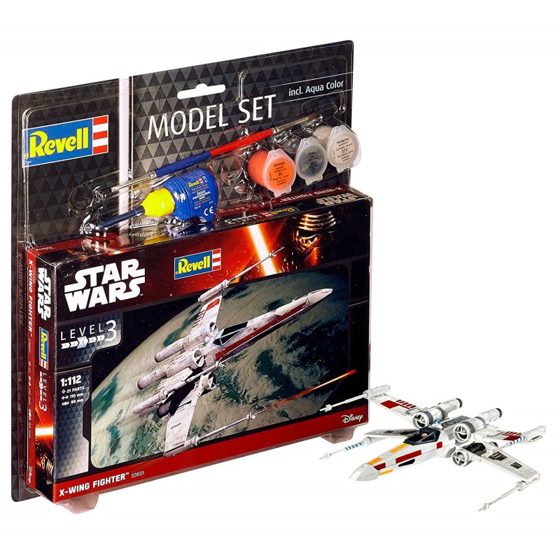 Star Wars: Caza X-Wing con pinturas. Star Wars: Caza X-Wing con pinturas.