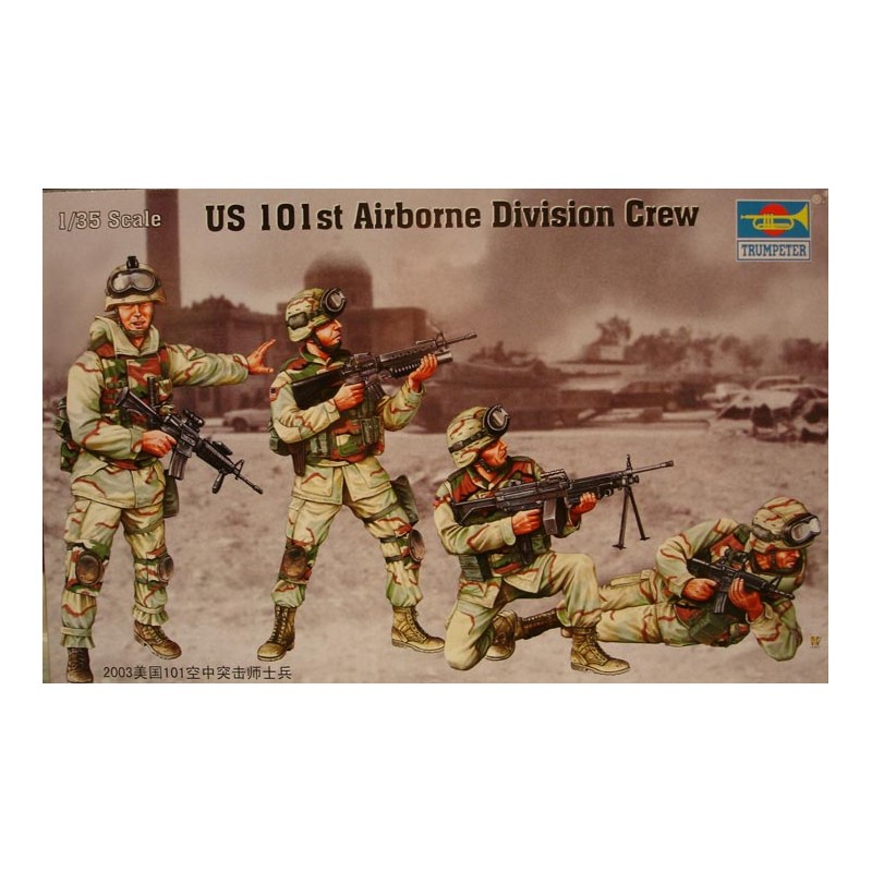 US 101 st Airborne division crew. TRUMPETER 00410