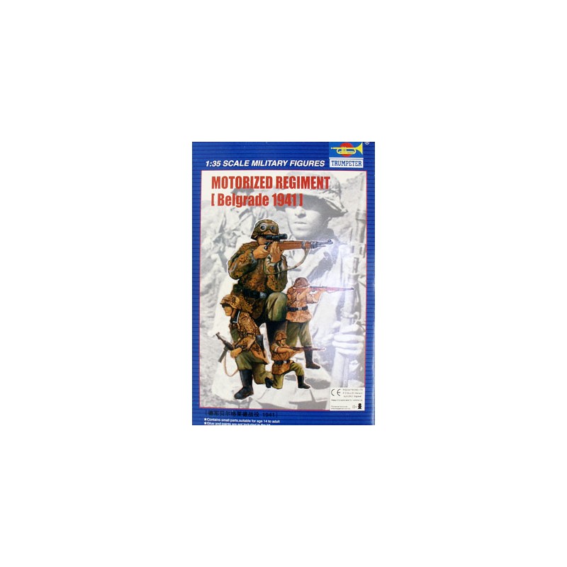 Regimiento motorizado. Belgrado 1941. TRUMPETER 00403