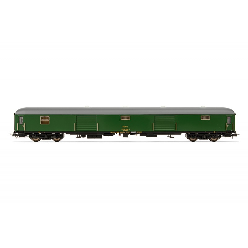 Furgón de equipaje DD-8100, RENFE. Verde. Furgón de equipaje DD-8100, RENFE. Verde.