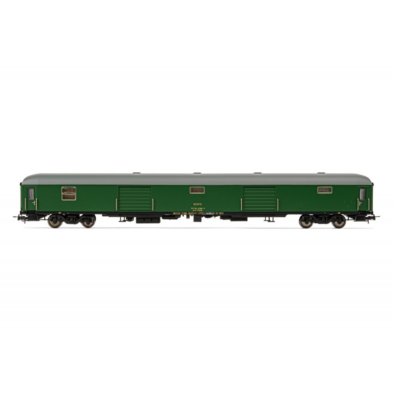 Furgón de equipaje D11-11400, RENFE. Verde. Furgón de equipaje D11-11400, RENFE. Verde.