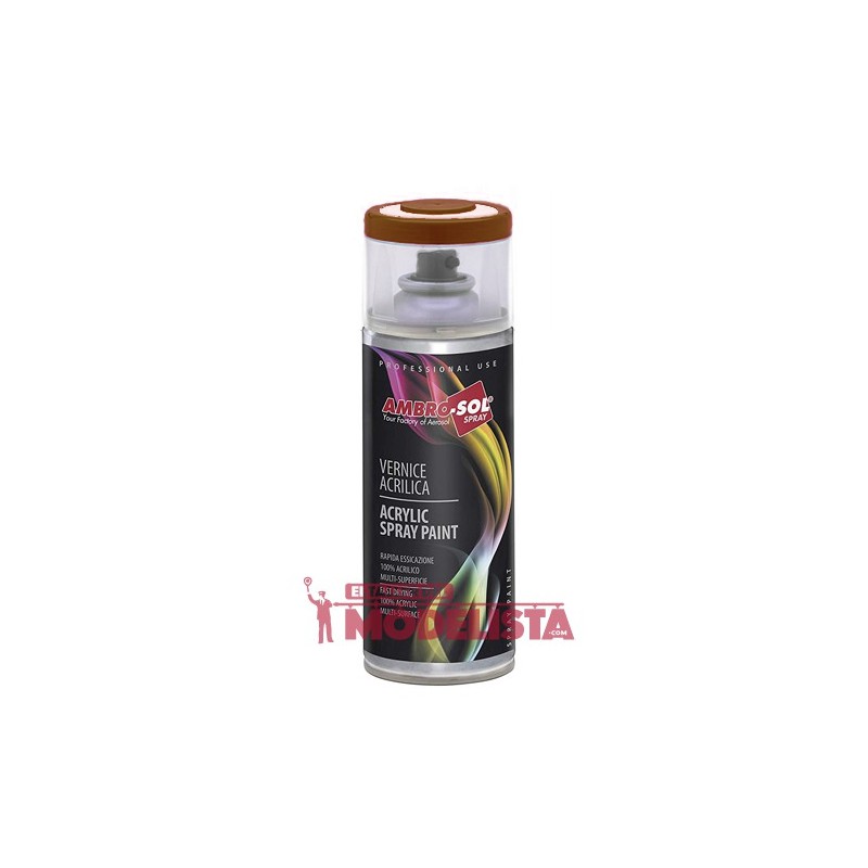 Marrón cobre. Spray, 400ml. RAL 8004.