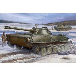 Tanque anfíbio russo PT-76.