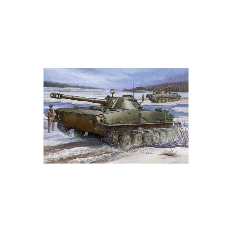 Russian PT-76 Amphibious Tank. TRUMPETER 00380