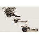 Cañones: Pak35, Pak40 y Flak38. ITALERI 7026