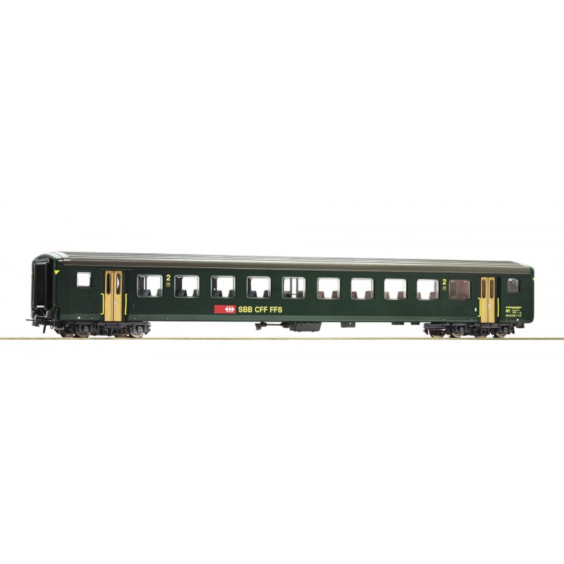 Coche 2ª clase tipo EW II, SBB. Coche 2ª clase tipo EW II, SBB.