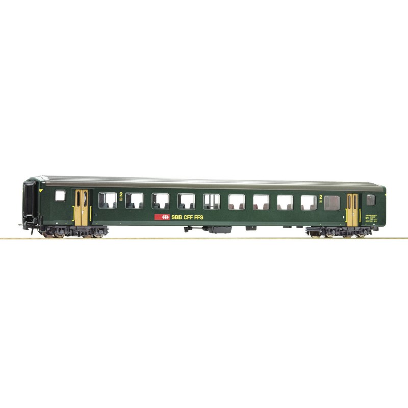 2nd class fast train coach EW II, SBB. 2nd class fast train coach EW II, SBB.