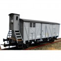 Boxcar with brakemans cab, RENFE. Boxcar with brakemans cab, RENFE.