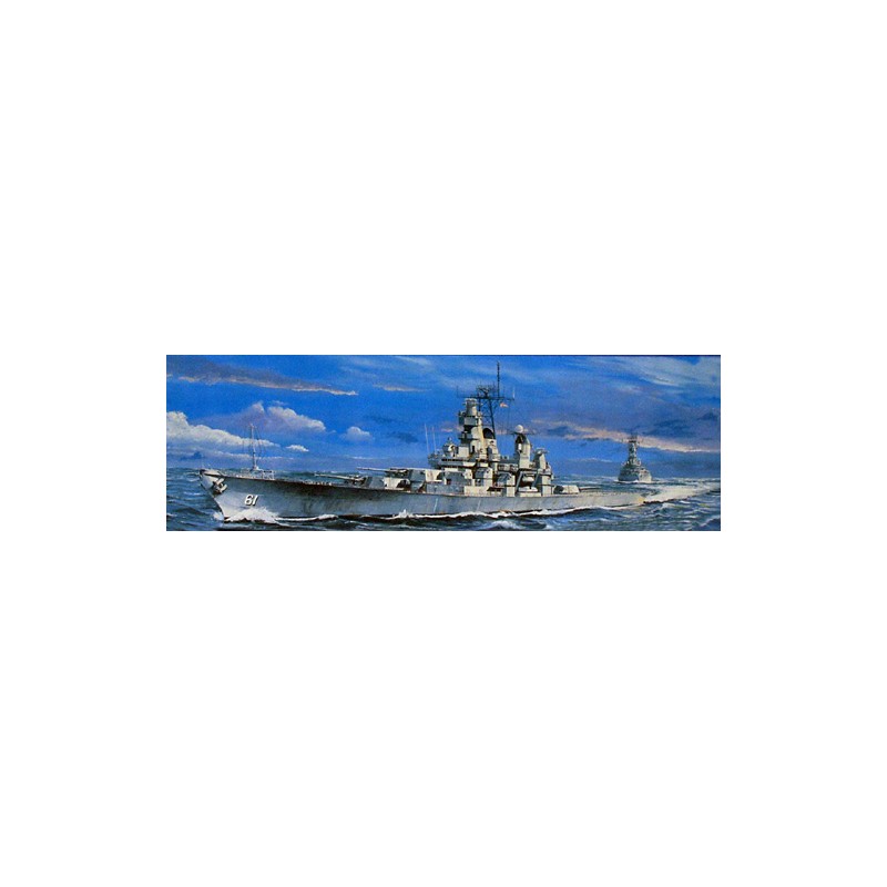 U.S Battleship BB-61 Iowa 1984. TRUMPETER 05701