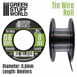Flexible tin wire roll 0,6mm.
