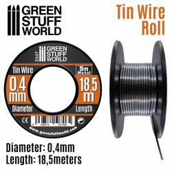 Flexible tin wire roll 0,5mm.