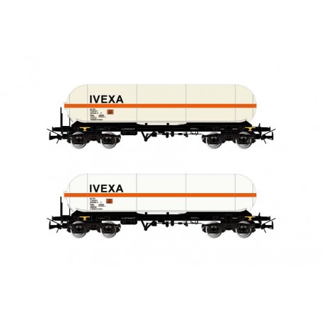 2-unit set of tank wagons Zags, IVEXA.