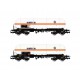 2-unit set of tank wagons Zags, Saltra.