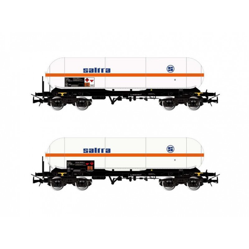2-unit set of tank wagons Zags, Saltra.