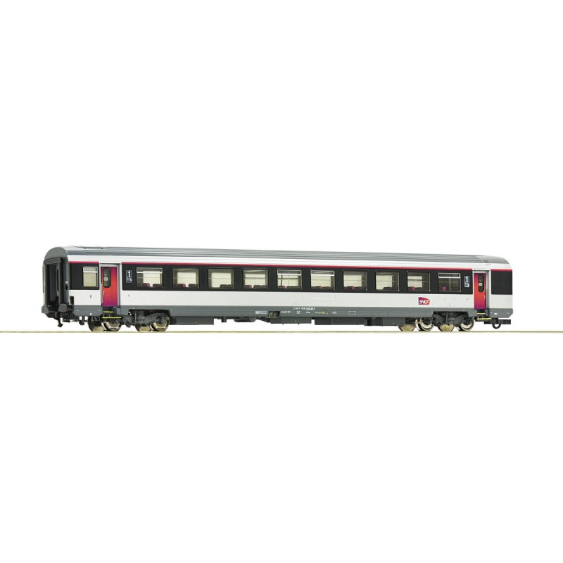 2nd class corail open-plan coach, SNCF. 2nd class corail open-plan coach, SNCF.