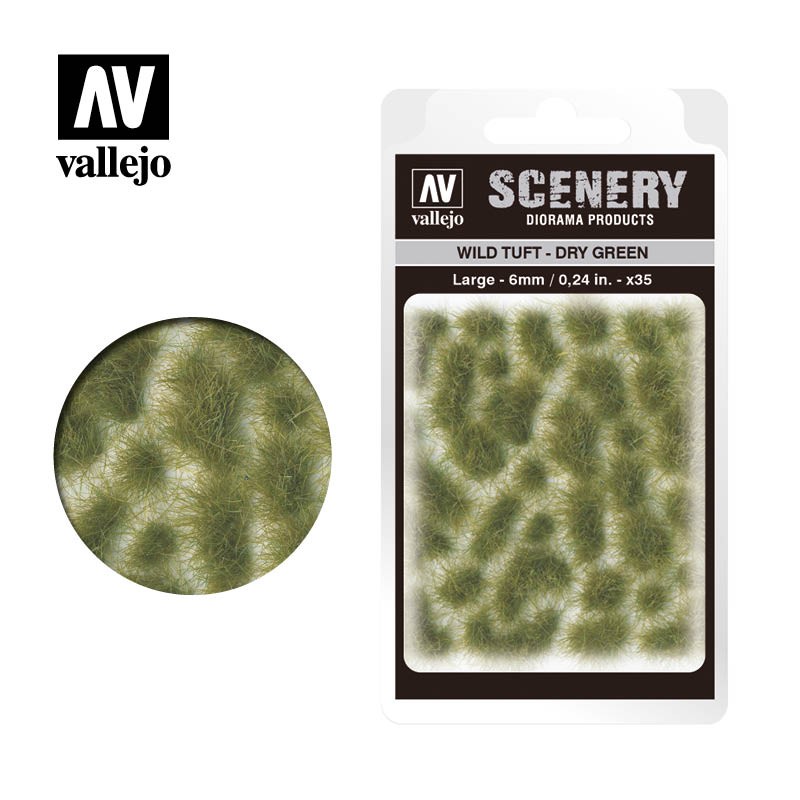 Matas silvestres, verde seco (6mm). Matas silvestres, verde seco (6mm).