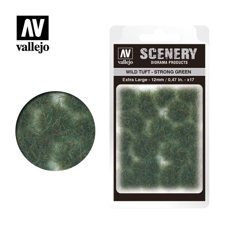 Wild tuft, strong green (12mm). Wild tuft, strong green (12mm).