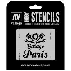 Maquette : Enseigne de garage vintage (1/35).
