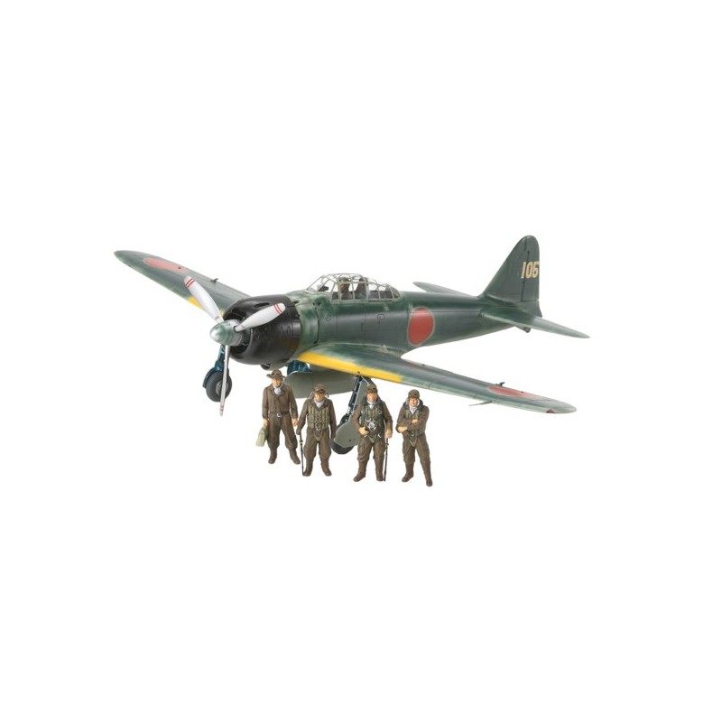 Caza Mitsubishi A6M3/3A ZERO. TAMIYA 61108