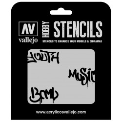 Maquette : Graffiti de rue (1/35).