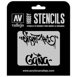 Maquette : Graffiti de rue (1/35).