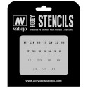 Plantilla: Numerales soviéticos WWII (1/35).