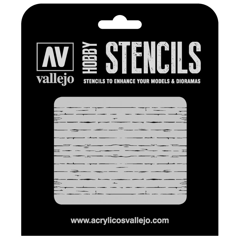 Stencil: Wood texture I (1/35).